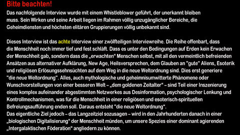 Interview 2 - Teil 4/4 - Ablaufvarianten der bevorstehenden 'Apokalypse' (ohne Einblendungen)