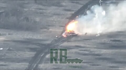 Demilitarization of a Abrams tank of the AFU in the village of Berdychi in the Donetsk region.