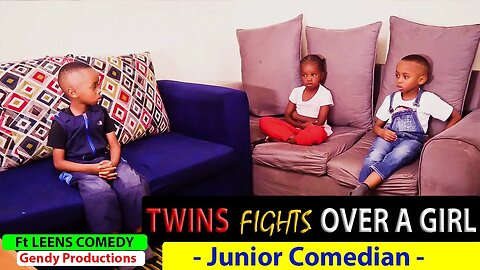 Amazing Twins Fight over a girl🔥😂 #twins @juniorcomedian