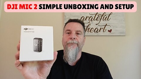 DJI MIC 2 Simple unboxing and setup