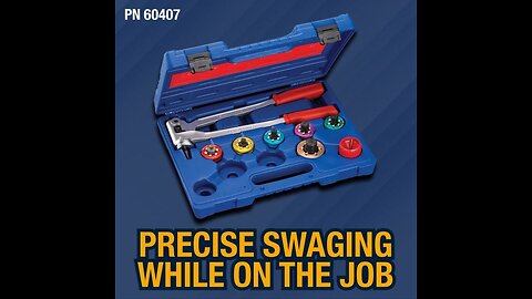 Tube Expander and Swaging Kit now with Multi-Color Expander Heads