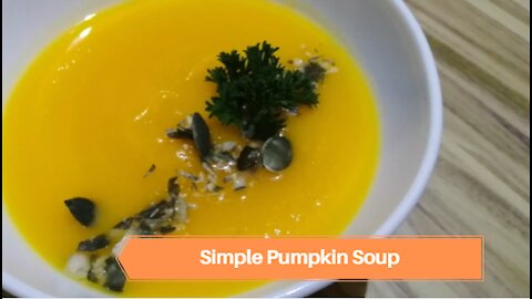 Keto Simple Pumpkin Soup Recipe #Keto #Recipes