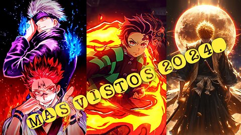 Animes mas vistos 2024.