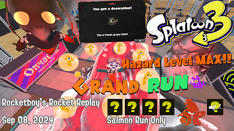 RRR Sep 08, 2024: Splatoon (Grand Run)