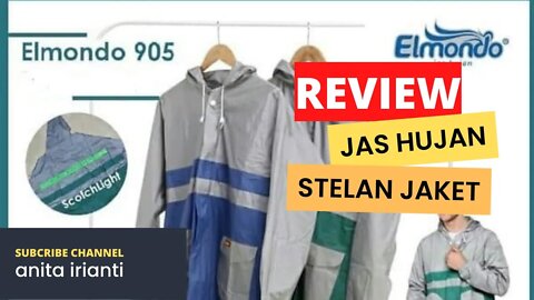 review Jas hujan setelan jaket celana elmondo 905