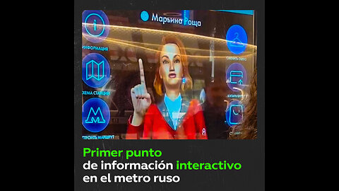 Metro de Moscú abre el primer punto informativo interactivo de Rusia