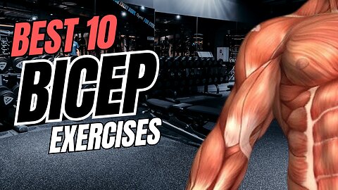 Best 10 BICEP Exercises For Gym Beginners To Grow Muscle Mass!