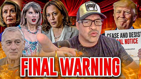 Trump's WARNING TO CEASE & DESIST..Celebrities And Politicians TERRIFIED!