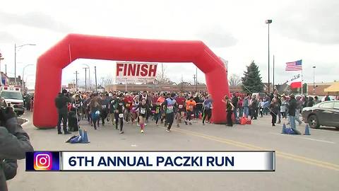 Sixth annual Paczki Run in Hamtramck