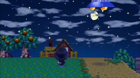 Shooting Down Gulliver's Spaceship - Animal Crossing City Folk (No Commentary)