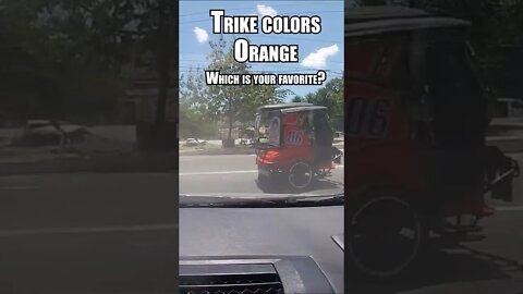 Trike Colors - Which is your favorite?