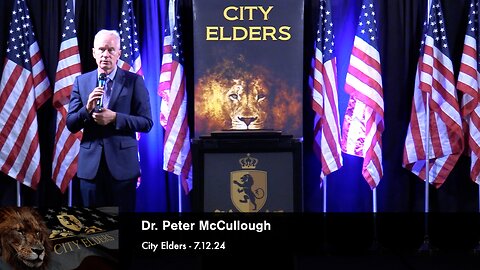 Dr. Peter McCullough in Tulsa with City Elders