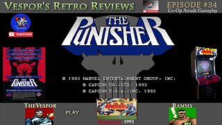 Retro Arcade Gameplay | The Punisher - Arcade - Let's Play | In Honor of MVC Fighting Collection