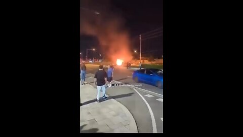 Vehicle On Fire On Vaughan