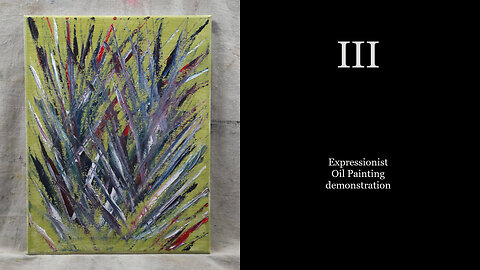 Can You Believe it? ”III” Expressionist Oil Painting 11x14