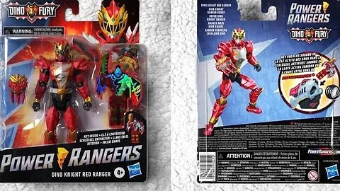 Dino Knight Red Ranger Figure IS HERE! Power Rangers Dino Fury Season 2#PowerRangersDinoFury