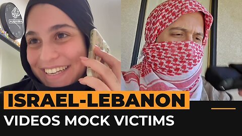 Israelis and supporters mock victims of Lebanon attacks | Al Jazeera Newsfeed