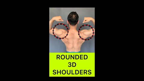 GROW BIG ROUNDED REAR DELTOIDS #shorts