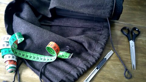 DIY Wooly Loden bag for a stainless steel bottlekettle (short silent slide show)