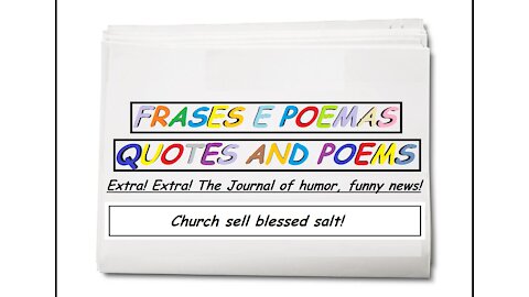 Funny news: Church sell blessed salt! [Quotes and Poems]