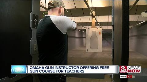 Omaha gun instructor offering free gun courses for teachers