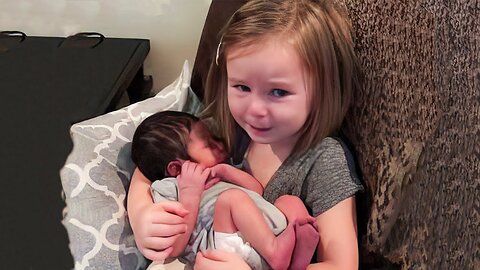 Priceless Moments When Toddler Meets Newborn