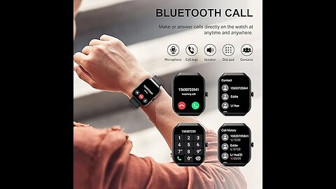 Smart Watch for Men Women (Answer/Make Call), 1.96"HD/ Buy now Link in Description