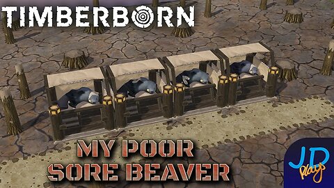 My Poor Sore Beaver🌲 Timberborn 🐻 Ep4 Bad Tide Babes 🌲 Lets Play, Walkthrough, Tutorial