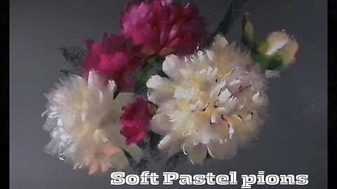 How to paint. Soft Pastel Pions