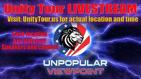 Unity Tour LIVESTREAM