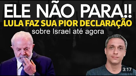 The former convict does not stop! Lula explores Brazilians' arrival and attacks Israel again.