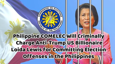 Loida Lewis Election Offenses in the Philippines