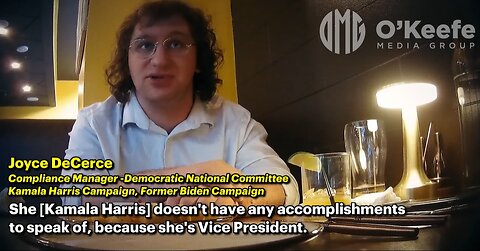 BREAKING: DNC Manager: ‘I Don’t Think Kamala Harris Would Win;' Admits to Empty Promises to Donors