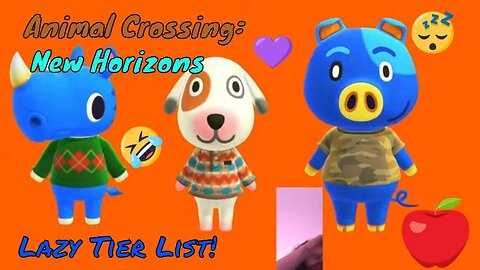 Animal Crossing: New Horizons Lazy Villager Tier List 2022!