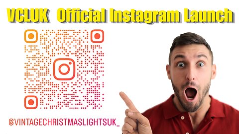 Instagram Launch for Vintage Christmas Lights UK