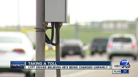 Lyft driver upset E-470 tolls are being charged twice