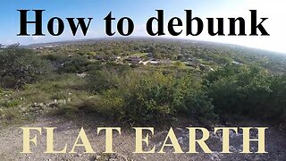 How to easily debunk Flat Earth parody by YT channel Indiejestion ✅