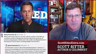 ⚠️☠🇮🇱☠⚠️ Scott Ritter: Israel Can Kill Anyone, Anywhere, With Exploding Electronics - Redacted w/ Clayton Morris