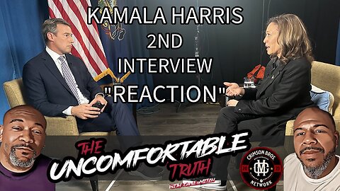 VP Kamala Harris 2nd Interview (Reaction) Sticking to the Script Again!!!