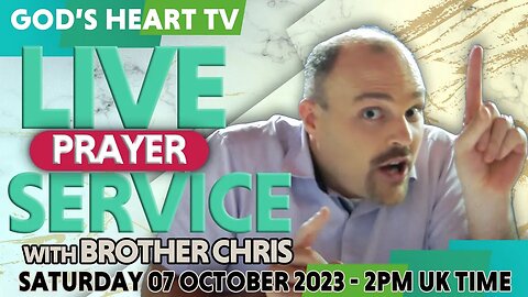 OCTOBER LIVE PRAYER SERVICE With Brother Chris! | Healing | Deliverance | Miracles!