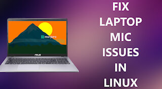 Fix Linux Laptop Mic Issues - Manjaro - PulseAudio