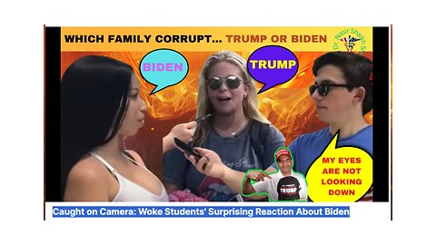 HYPOCRISY Caught on Camera: Woke SJW Students' Think Trump Family Is Corrupt