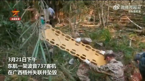 260 militiamen from #Wuzhou arrived at plane #crash to put out the fire & search for survivors.