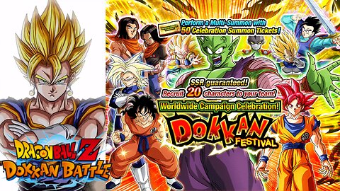 DBZ Dokkan Battle: WWC Dokkan Festival Ticket Banner Summons