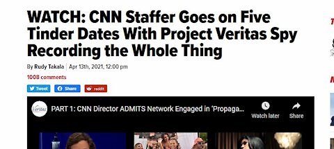 Project Veritas Catfished CNN Director With A Pretty Tinder Girl