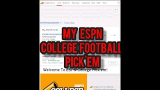 MY ESPN COLLEGE FOOTBALL PICKEM