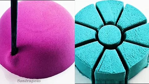 Satisfying ASMR Kinetic Sand Cutting Video #asmr #satisfying #kineticsand #trending