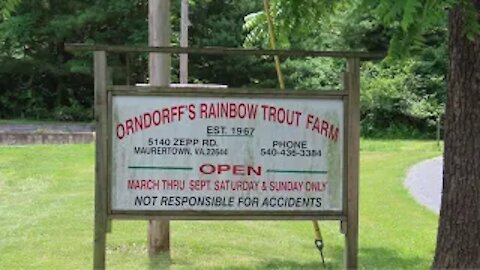 Orndorff's Rainbow Trout Farm Part 3 June 26, 2021