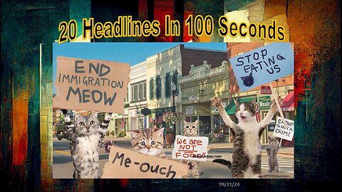 FlashCard Headlines In 100 Seconds: Politics & News 9/11/2024