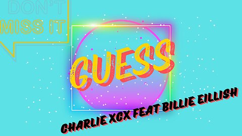 Charlie XCX - GUESS Feat Billie Eillish (Epic 🔥 Trance Remix Cover) || Aurora Cosmic Pulse (Lyric)